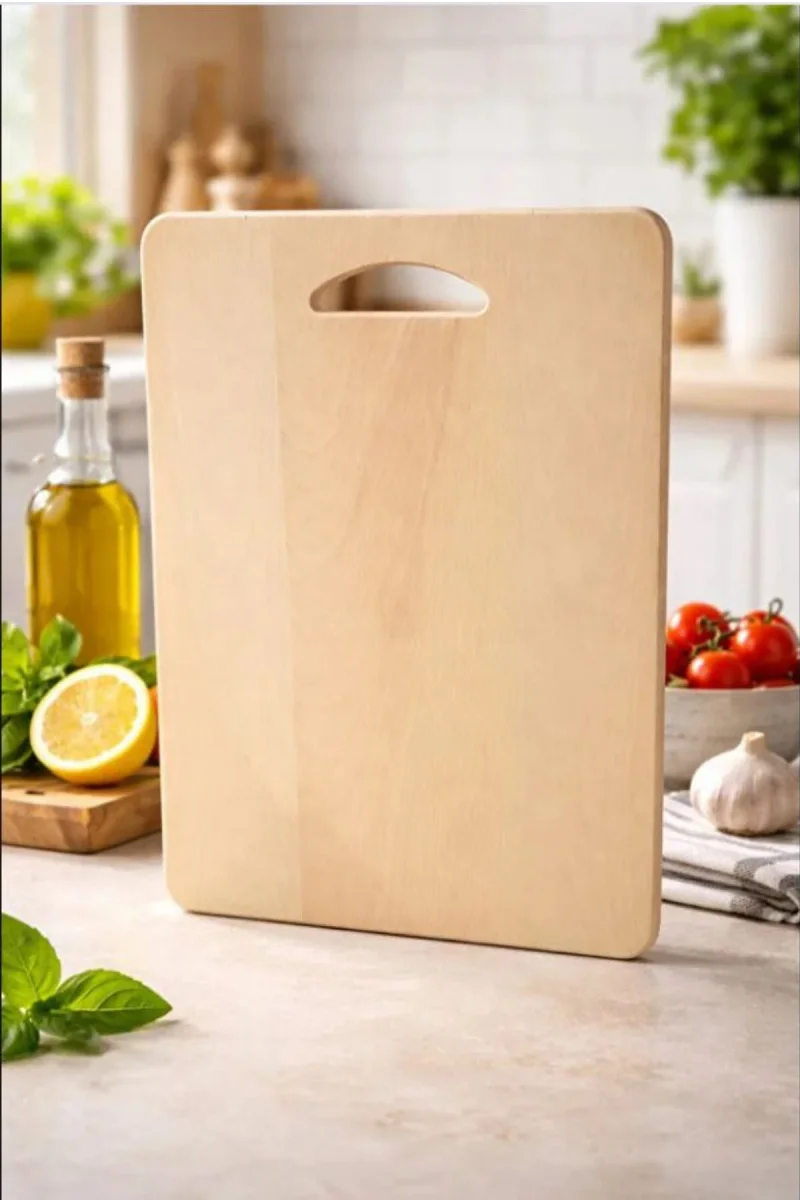 50x70 cm MDF Hamur Açma ve Doğrama Tahtası – Büyük Boy Mutfak Kesme TAHTASI - görsel 1
