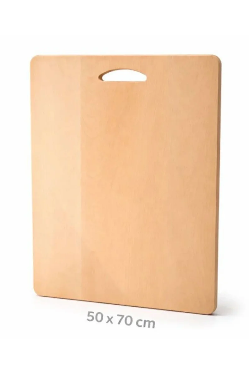 50x70 cm MDF Hamur Açma ve Doğrama Tahtası – Büyük Boy Mutfak Kesme TAHTASI - görsel 2